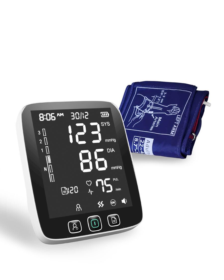 BP101W Digital arm Talking blood pressure monitor Large LCD, Extra