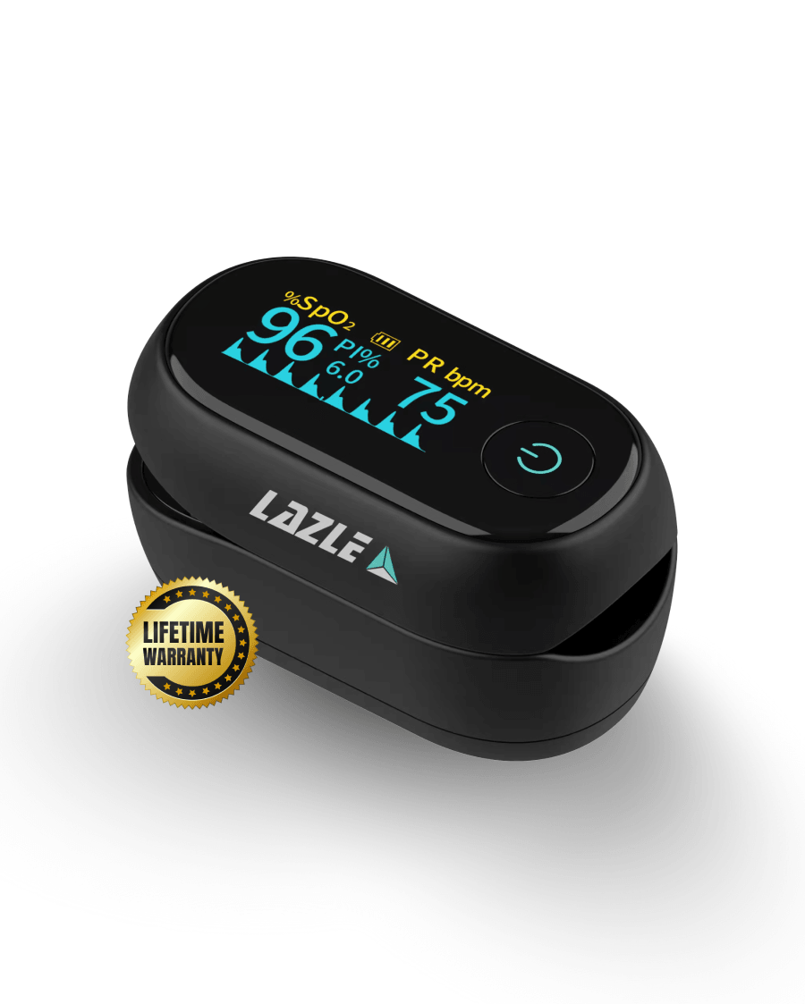 OXIMETER WITH BRIGHT OLED SCREEN - BLACK OX-70BB (B0CJZNRCHM)