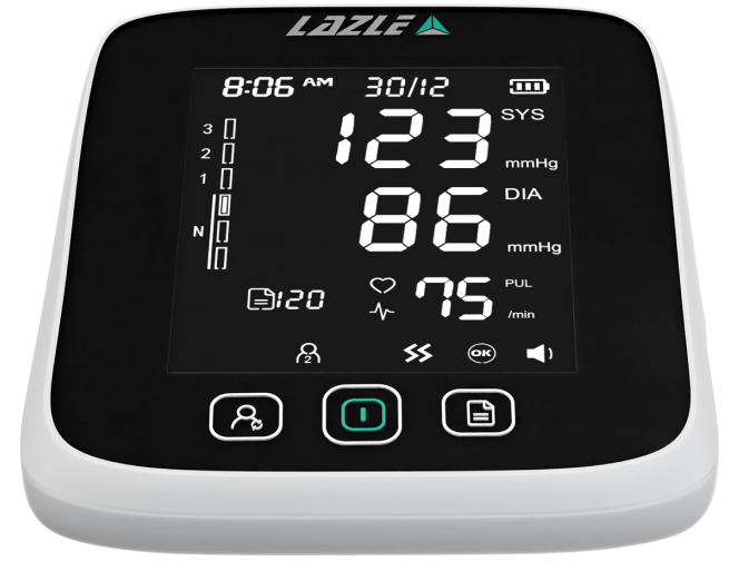 New 2022 LAZLE Blood Pressure Monitor - Automatic Upper Arm Machine  JPD-HA101
